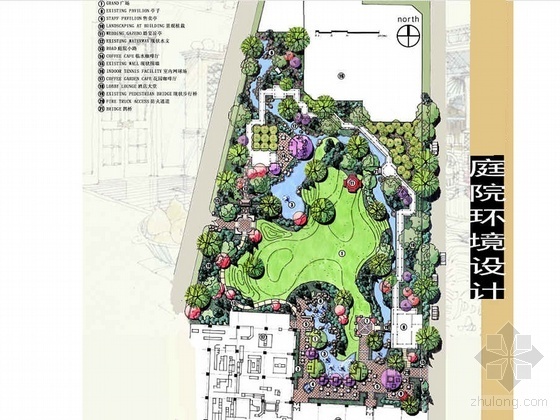 环境设计水景设计资料下载-[北京]著名饭店庭院环境设计