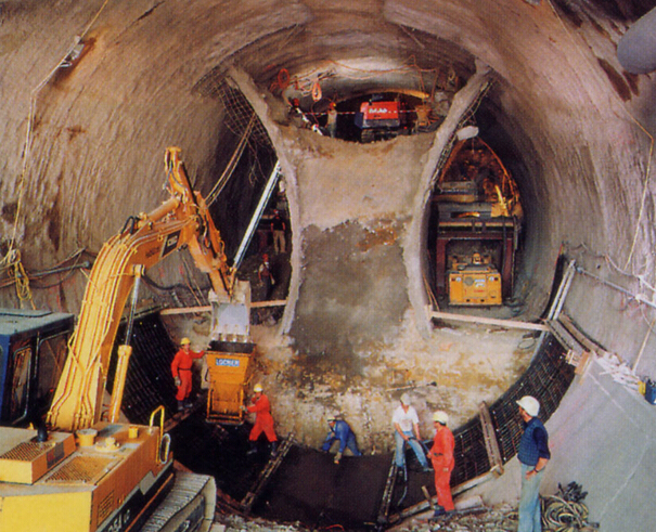 隧道洞身施工方法资料下载-新奥法隧道洞身开挖施工方法