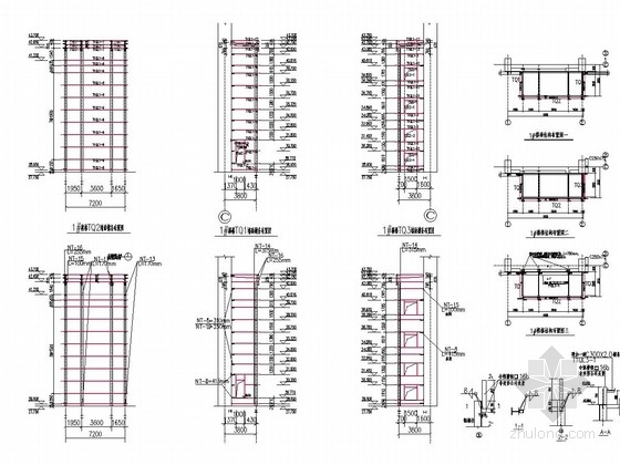 操作间水电设计图资料下载-电厂煤仓间电梯间围护深化设计图