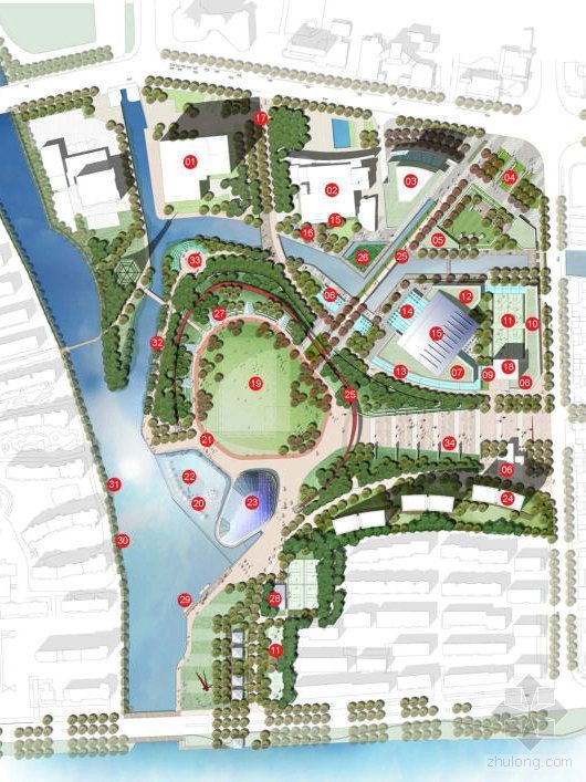 昆山市广场景观规划设计方案-图5