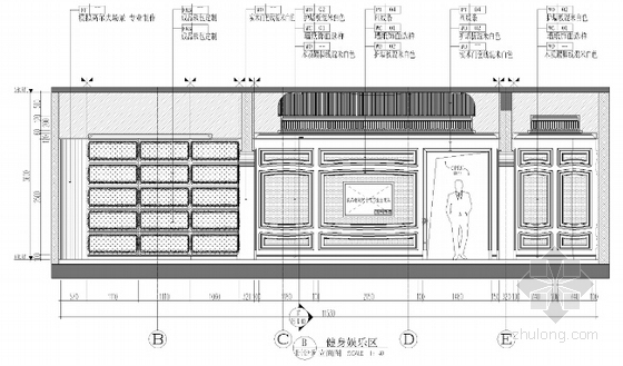 [杭州]新中式豪华别墅室内设计施工图（JPG格式、含报价单）-[杭州]新中式豪华别墅室内设计立面图