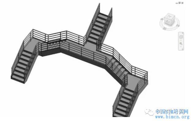 楼梯路径资料下载-Revit软件创建Y型路径楼梯的方法