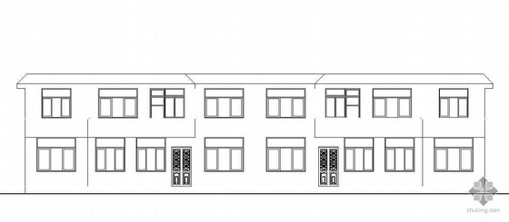 5层宿舍框架建施图资料下载-某二层别墅建施结施图