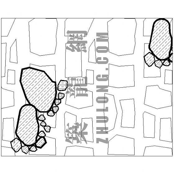 古典园林园路铺装CAD资料下载-园路铺装详图2