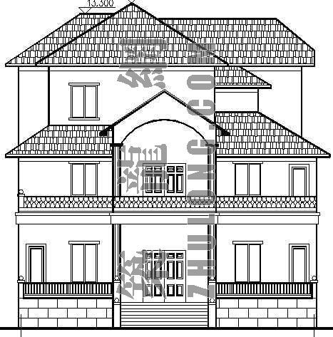 80平米别墅建筑设计方案资料下载-某私人别墅建筑设计方案