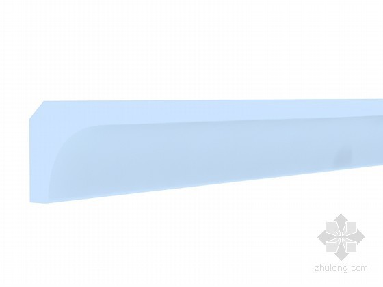 装饰角线CAD资料下载-现代角线3D模型下载