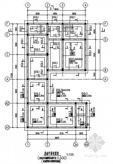 农村旧房改造建筑施工图资料下载-二层砖混结构农村小住宅楼建筑结构施工图