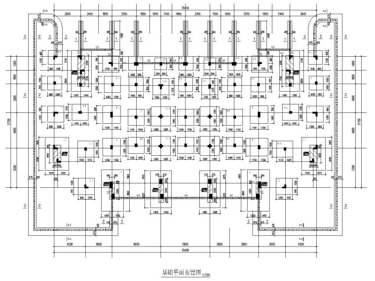 室内装饰异形柱节点图资料下载-三层异形柱框架轻质墙结构楼房结构施工图