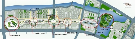 商业步行街景观资料下载-[浙江]商业步行街环境景观设计方案（包含CAD和详细设计说明）