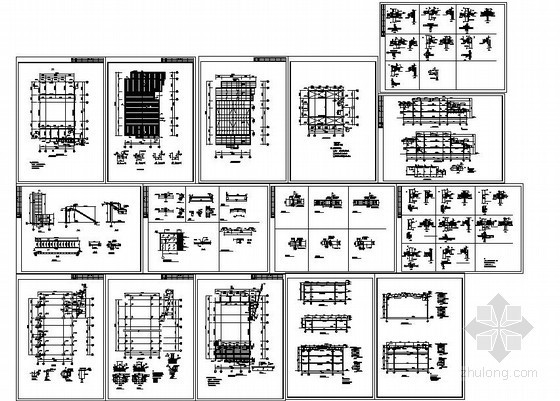 展销中心结构设计资料下载-某售楼中心结构设计图