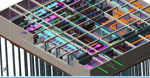 24多层住宅模拟模型资料下载-BIM机电模型色彩标准