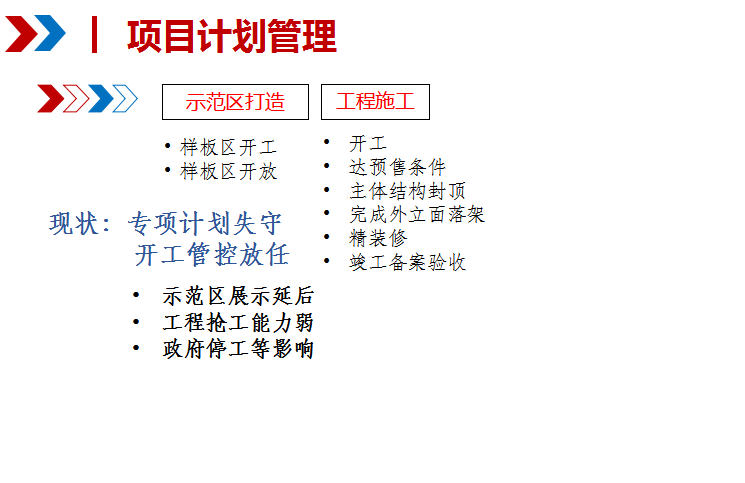 房地产项目计划管理-示范区打造