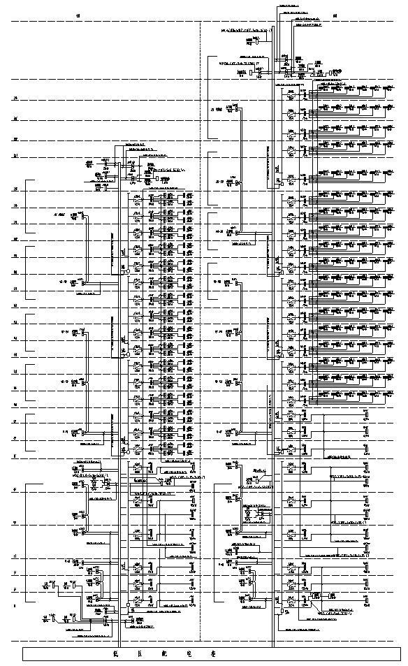 陕西高层商业大厦电气图-低压干线系统(地上部分)