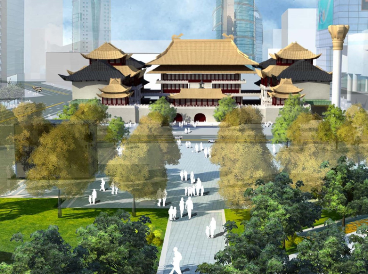 2021景观竞赛文本资料下载-[上海] 靜安寺地區城市設計國際競賽景观方案文本（PPT+106页）