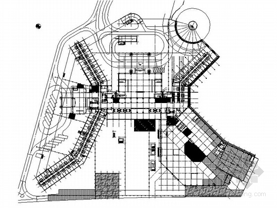 90方室内设计施工图资料下载-[广州]旅游景区酒店室内设计施工图