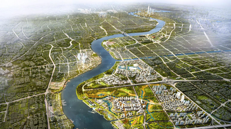 生态示范区城市规划资料下载-[上海]三林滨江南片区城市规划设计方案文本-AECOM（海派文化专题）