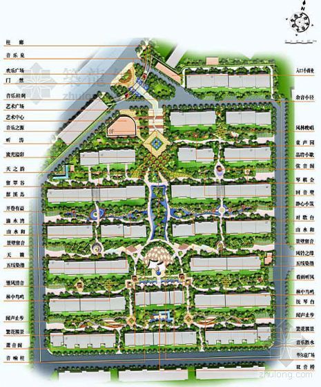商业环境景观设计方案资料下载-[天津]小区环境景观设计方案