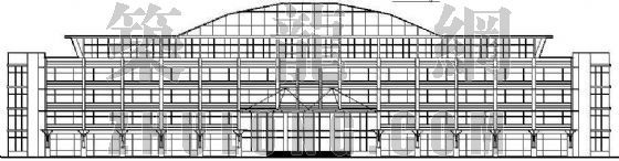 高校图书馆模型下载资料下载-某高校图书馆建筑设计方案