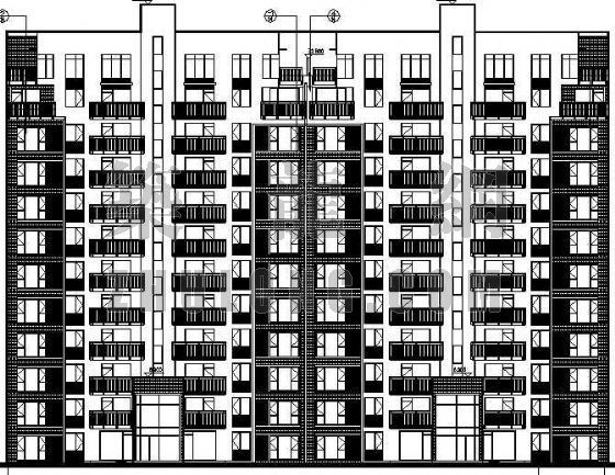 某小区楼建筑施工图全套资料下载-知名地产某小区2号楼建筑施工图（全套）