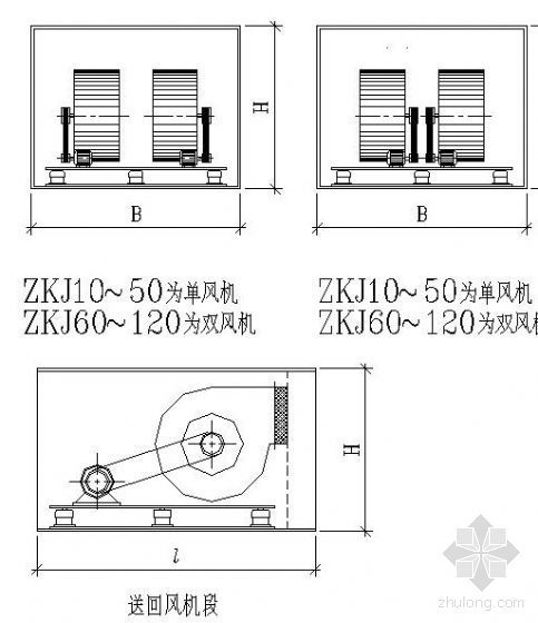 房间空调机资料下载-空调机组各功能段样图