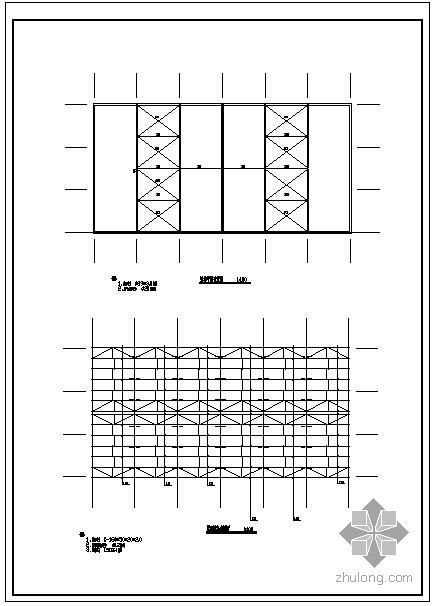 某钢结构厂房设计图- 