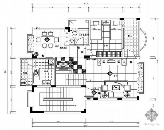 复式别墅全套施工图资料下载-某复式住宅全套施工图效果图及预算