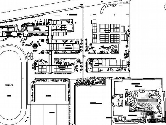 小学校园建筑设计资料下载-[临安]某小学校园景观设计施工图