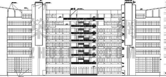 5层教学楼建筑设计说明资料下载-某教学楼建筑设计方案