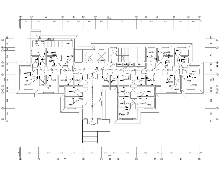 17层建筑图纸资料下载-[天津]17层高层住宅电气施工图