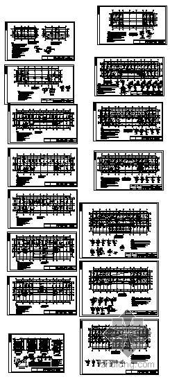 公安局建筑设计图资料下载-黑龙江某公安局办公楼结构图