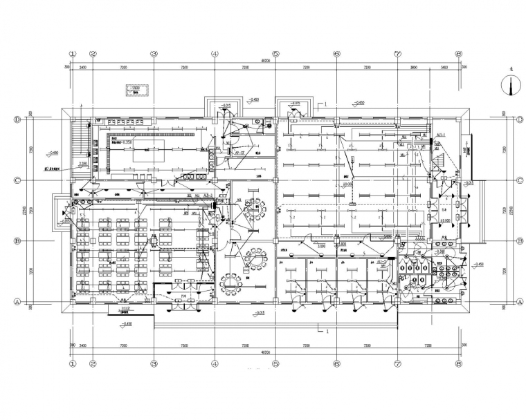 食堂食堂设计资料下载-[河北]食堂、操场电气施工图（2016最新设计）