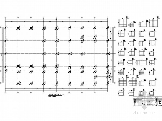 五层行政楼总平面图资料下载-[北京]地上五层框架结构行政楼结构施工图
