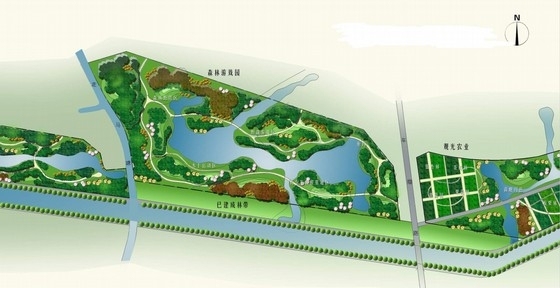 城市小巷绿化景观方案资料下载-[上海]城市外环道路景观绿化设计方案