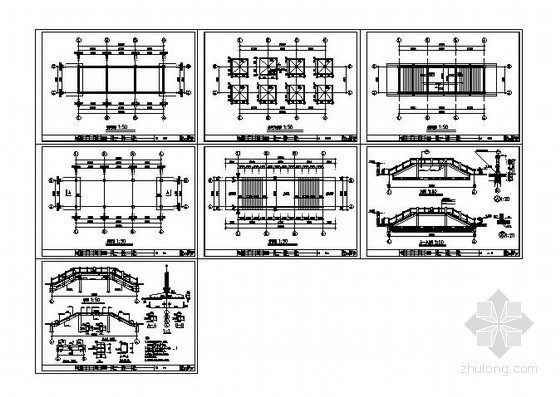 中式古建大样资料下载-中式古建拱桥施工大样