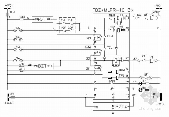 变电站二次接线图资料下载-35kV(10kV)变电站微机继电保护通用二次图册