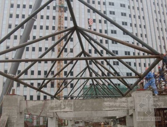 钢屋架结构物资料下载-大跨度钢屋架吊装施工工艺总结
