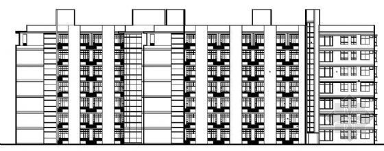 八层现代风格医院资料下载-某市八层医院公寓楼建筑方案设计