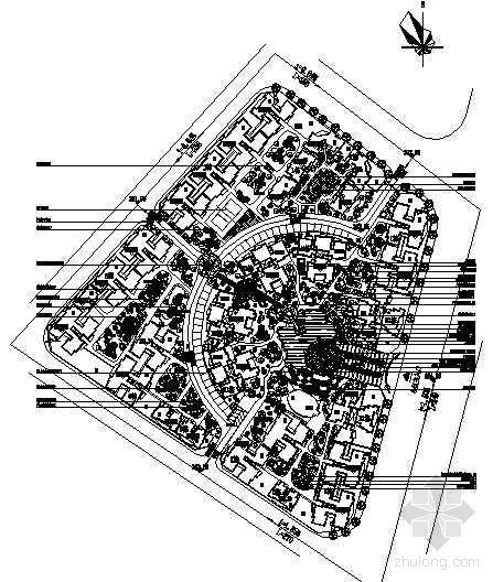 环境工程施工图设计资料下载-[重庆]小区室外环境工程景观设计施工图