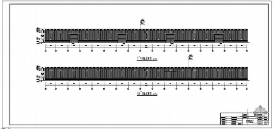 圆顶桁架结构厂房图资料下载-某24米跨管桁架厂房建筑结构设计图