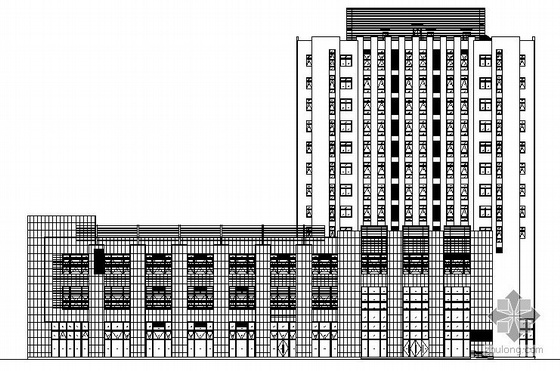 管理用房建筑结构水电资料下载-上海某货运交易中心建筑结构水电暖民防设计施工图（带效果图）