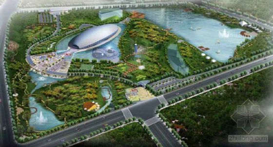 科研中心景观设计资料下载-南京青少年科技中心景观设计