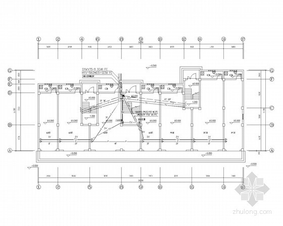 多层商住楼全套建筑施工图资料下载-[四川]多层商住楼全套电气施工图纸