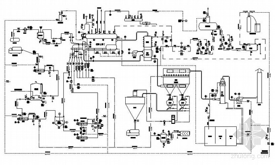 水煤浆气化工艺资料下载-6t水煤浆锅炉房设计图