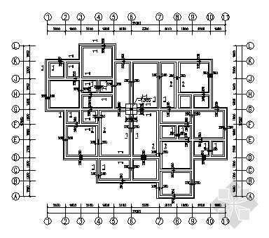 别墅砖混建筑结构图纸资料下载-两套单层别墅砖混结构施工图纸