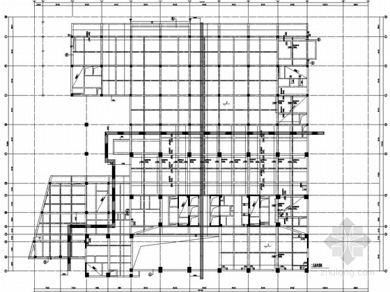 3层办公楼连廊资料下载-二十三层门式刚架结构办公楼结构施工图