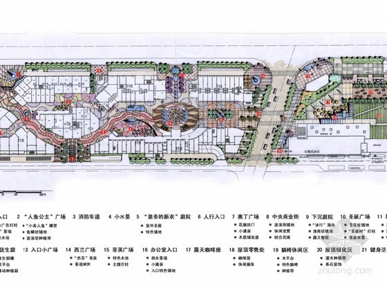 北欧软装设计方案资料下载-[上海]北欧风情广场景观概念设计方案