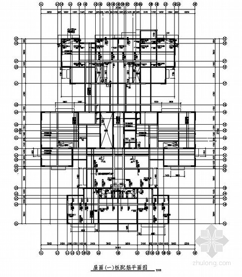 结构转换剖面资料下载-31层框支剪力墙结构综合楼结构施工图（带转换层 筏型基础）