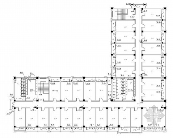 山东宿舍建筑资料下载-[山东]中学宿舍楼给排水消防施工图