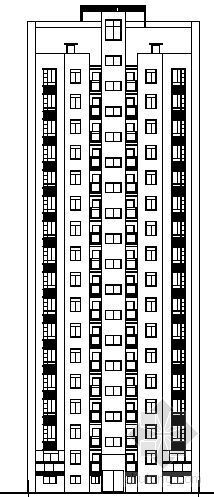 高层住宅建筑设计作业资料下载-某十六层高层住宅楼建筑设计方案