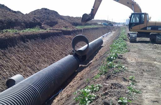 给水排水工程埋地钢管管道的抗浮验算公式资料下载-埋地排水工程作业指引书